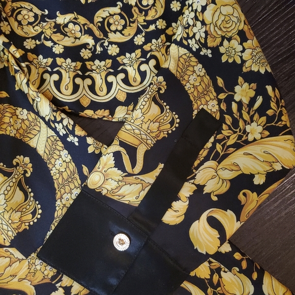 Versace La Coupe Des Dieux Silk Shirt NWOT - Picture 15 of 16